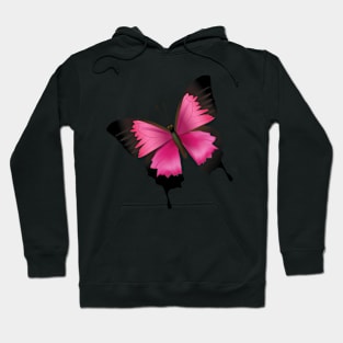 Pink Butterfly Hoodie